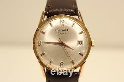 Vintage Rare Classic Men's Swiss Gold Plated Mechanical Watch Gigandet 17 J