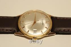 Vintage Rare Classic Men's Swiss Gold Plated Mechanical Watch Gigandet 17 J