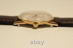 Vintage Rare Classic Men's Swiss Gold Plated Mechanical Watch Gigandet 17 J