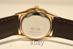 Vintage Rare Classic Men's Swiss Gold Plated Mechanical Watch Gigandet 17 J