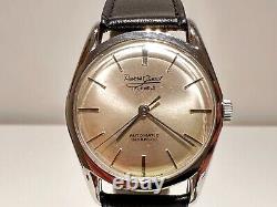 Vintage Rare Classic Swiss Steel Men's Automatic Mechanical Watchpierre Givaut