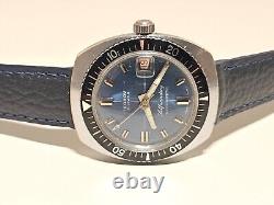 Vintage Rare Collectible Diver Style Men's Swiss Automatic Watch Tegrov 21 J