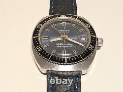 Vintage Rare Collectible Diver Style Men's Swiss Automatic Watch Tegrov 21 J
