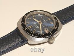 Vintage Rare Collectible Diver Style Men's Swiss Automatic Watch Tegrov 21 J