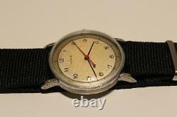 Vintage Rare Collectible Swiss Ww2 Military Style Mechanical Men's Watch Cyma