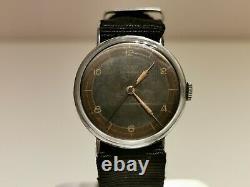 Vintage Rare Collectible Swiss Ww2 Military Style Men's Watch Cyma Tavannes 3