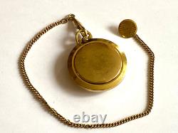 Vintage Rare DUGENA Saddam Hussein Award Swiss German Pocket Watch