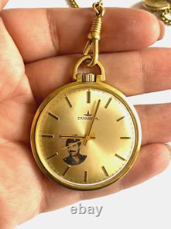 Vintage Rare DUGENA Saddam Hussein Award Swiss German Pocket Watch