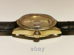 Vintage Rare Day-date Swiss Gold Plated Men's Automatic Watch Kamatz (sicura)