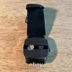 Vintage Rare Digital Swiss Made Jump Hour Watch For Repair