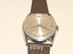 Vintage Rare Elegant Chromed Men's Swiss Mechanical Watch Creation Mastership