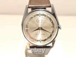 Vintage Rare Elegant Chromed Men's Swiss Mechanical Watch Creation Mastership