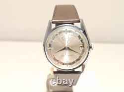 Vintage Rare Elegant Chromed Men's Swiss Mechanical Watch Creation Mastership