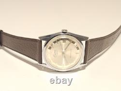 Vintage Rare Elegant Chromed Men's Swiss Mechanical Watch Creation Mastership