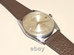 Vintage Rare Elegant Chromed Men's Swiss Mechanical Watch Creation Mastership