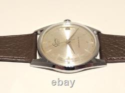 Vintage Rare Elegant Chromed Men's Swiss Mechanical Watch Creation Mastership