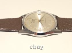Vintage Rare Elegant Chromed Men's Swiss Mechanical Watch Creation Mastership