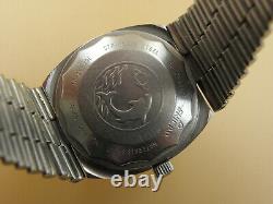 Vintage Rare Enicar Ddg 190 Automatic Tv Case Watch Bulky Swiss Made 1970