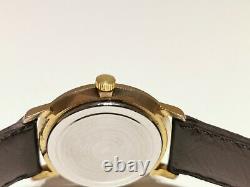Vintage Rare Golden Tone Collectible Men's Swiss Watch With Twenty USA Coin Dial