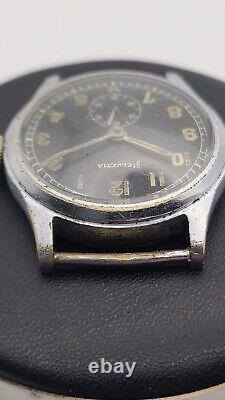 Vintage Rare Helvetia Military German DH type Watch Swiss