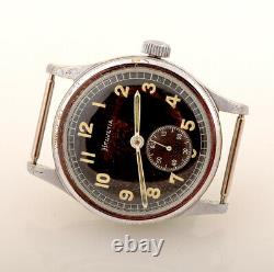 Vintage Rare Helvetia Military German DH type Watch Swiss12 months full warranty