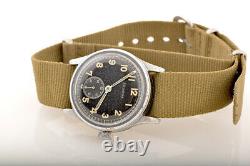 Vintage Rare Helvetia Military German DH type Watch Swiss12 months full warranty