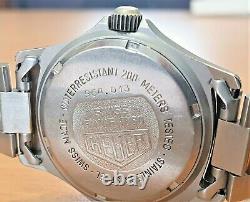 Vintage Rare Heuer 2000 SS & GP, GP bezel gold dial Swiss V8 quartz watch