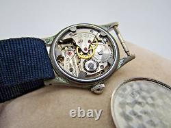 Vintage Rare J. Kalberman Rogelin Military Swiss 17 Jewel Winding Cal. 275 Watch