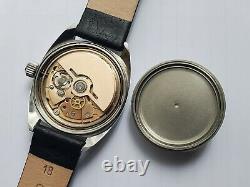 Vintage Rare Lanco Seaborn Mens Automatic Watch Swiss Movement HEV Screw Crown