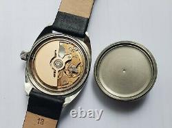 Vintage Rare Lanco Seaborn Mens Automatic Watch Swiss Movement HEV Screw Crown