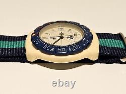 Vintage Rare Logo Diver Swiss Men's Quartz Watch Tag Heuer 385-513 Formula 1