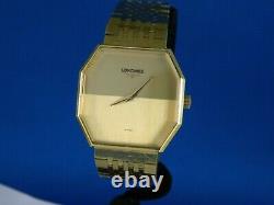 Vintage Rare Longines 17j Cal. 528 Swiss Gp Mens Dress Watch Serviced C. 1977