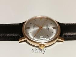 Vintage Rare Luxury Gold Plated Men's Swiss Automatic Watch Creation 25 J