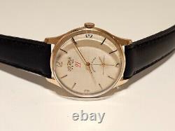 Vintage Rare Luxury Men's Gold Plated Mechanical Swiss Watch Dogma Prima 21j