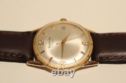 Vintage Rare Luxury Men's Swiss Gold Plated Mechanical Watch Gigandet 17 J