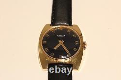 Vintage Rare Luxury Men's Swiss Gold Plated Mechanical Watch Sarcar Geneve