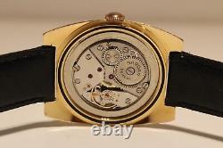 Vintage Rare Luxury Men's Swiss Gold Plated Mechanical Watch Sarcar Geneve