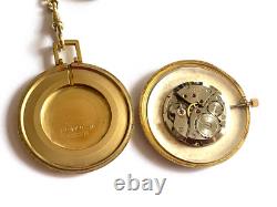 Vintage Rare MONDIA Saddam Hussein Award Swiss Made Mechanical Pocket Watch