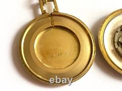 Vintage Rare MONDIA Saddam Hussein Award Swiss Made Mechanical Pocket Watch