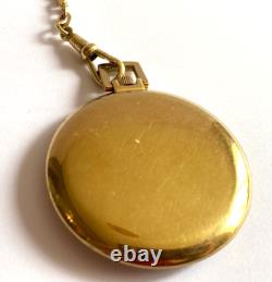 Vintage Rare MONDIA Saddam Hussein Award Swiss Made Mechanical Pocket Watch