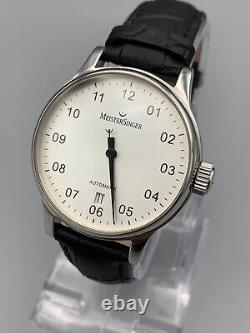 Vintage Rare Meister Singer Automatic Bm203 00541 25 Jewels Swiss Made Watch