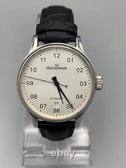 Vintage Rare Meister Singer Automatic Bm203 00541 25 Jewels Swiss Made Watch