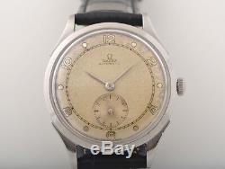 Vintage Rare Men Omega Bumper Automatic original dial cal. 30.10 Swiss wristwatch