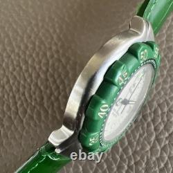 Vintage Rare Men's Zodiac Green Swiss Formula 200MM 713.82.63 Nice Running