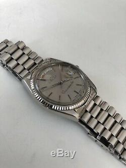 Vintage Rare Mido Commander Day Date Mens Watch 8299, Swiss Authentic WORKING