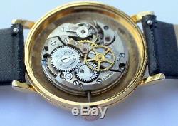 Vintage Rare Military Wwii Era Swiss Mechanical Watchcortebertgold Plated# 36a