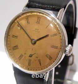 Vintage Rare Military Wwii Era Swiss Mechanical Watchwindsor # 91c