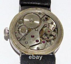 Vintage Rare Military Wwii Era Swiss Mechanical Watchwindsor # 91c