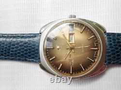 Vintage Rare Model Of Swiss Enicar Tiger Men's Automatic Wristwatch