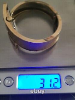 Vintage Rare Nastrix Swiss Bracelet Watch Modernist 10k Rgp Working 17 Jewel